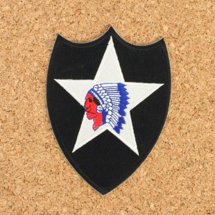 US 2nd Infantry Division Patch Machine Embroidered