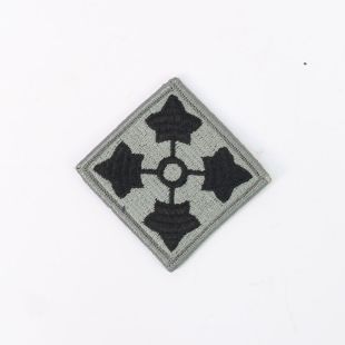 US 4th Infantry Division Patch in ACU Hook and Loop