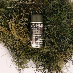 Sniper Spray Paint. Small Spray Army Paint Can Olive Green
