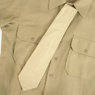 Tan Tie US Army Officers & Enlisted Mans WW2 