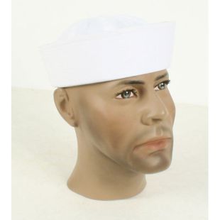 USN Dixie cap white US Navy Sailors Hat.