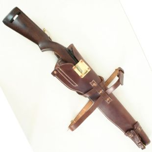 M1 Carbine Leather Vehicle Scabbard