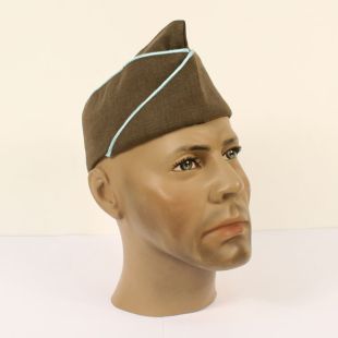 Childrens Infantry Garrison Cap OD. US Overseas cap by Kay Canvas 6 3/4