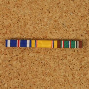 USAAF WW2 Air Force Ribbon Bar Set. DFC, American Def, Euro.