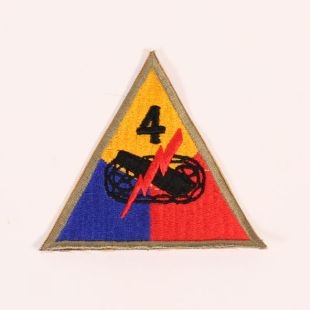 US 4th Armoured Division Shoulder Patch