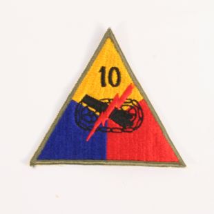 US 10th Armoured Division Shoulder Patch