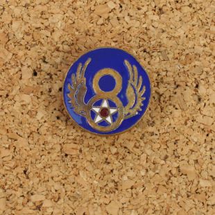 8th Air Force Division USAAF 8th Air Force Metal DI Badge