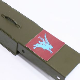 British Airborne Pegasus Jeep Bumper Sticker 8 x 9 cm