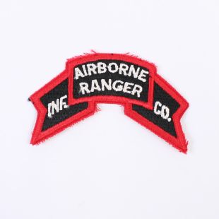 Airborne Ranger Inf. Co. Scroll Shoulder Patch