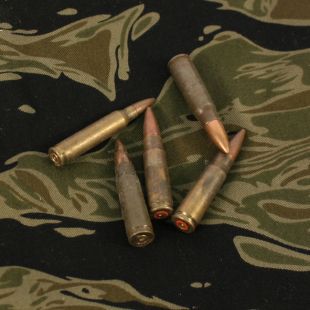 Pack of 5 Replica AK47 Bullets