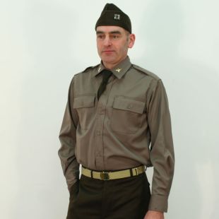 US A Class Officers Pinks Shirt for Dress Uniform