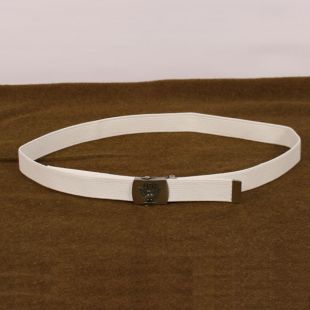 USN Trouser Belt USN Belt Buckle with White Belt