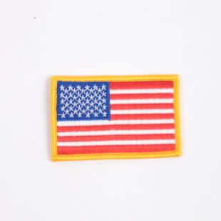 American US Flag Patch Colour Sew on 50 x 75mm