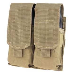 Condor Double M4 Mag Pouch. Tan