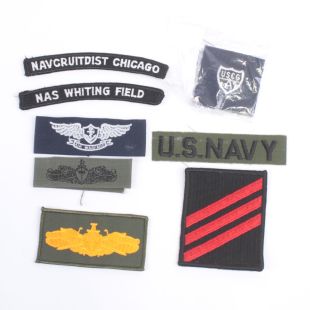 Assorted USN Badges Pack of 8 US Navy patches Pack 2