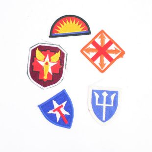Pack of 5 Full Colour US Military Patches