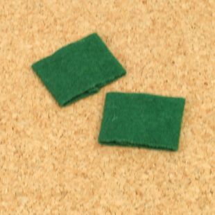 Green Leader Loops. Pair.