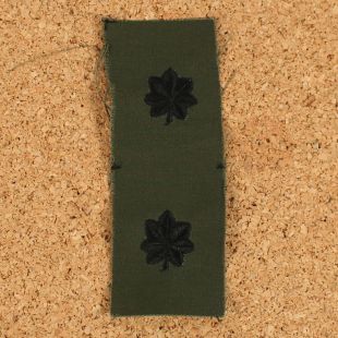 US Officers Lt Colonel Rank Cloth Subdued