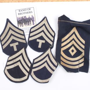 Band of Brothers Costume Department Uniform Wall Reference Stripes.