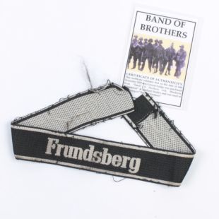 Band of Brothers Film Prop German Cuff title Frundsberg