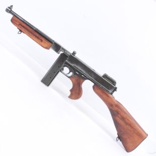 Battle Aged M1928 Thompson US Army Machine Gun Denix Replica