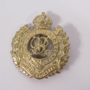 Royal Engineers WW1 GRV Brass cap badge