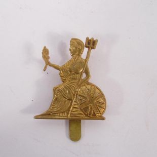 Royal Norfolk Brass Cap Badge