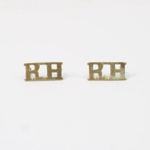 RH Brass Shoulder Titles (Black Watch)