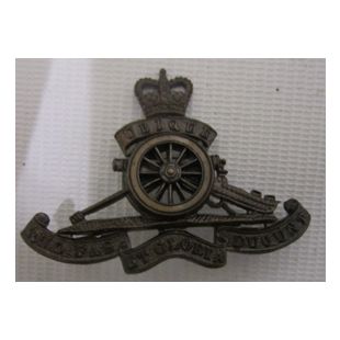 RA Officers Cap badge
