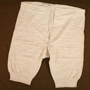 WW2 Army white Woollen Under Shorts unissued (original) size 32" waist