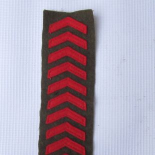 Service stripe stiched on felt (original)