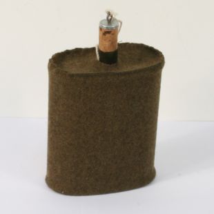 MKVII water bottle with Green felt cover for WW2 1937 webbing 