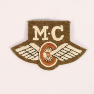 MC Motor Cyclist British Army Trade Badge