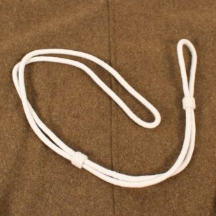 British Enfield and Webley Pistol Lanyard MP White