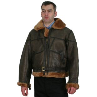 RAF Sheepskin Lined Pilots Leather Flying Jacket