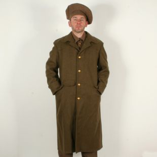 British Army Overcoat 1909 pattern Single Breasted Wool Greatcoat