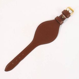 Army Rank Wrist Band Brown leather