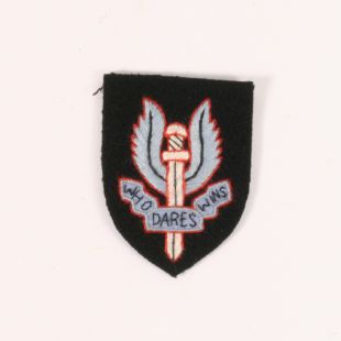 WW2 SAS Cloth Beret & SD Cap Badge