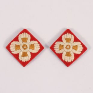 Infantry, Royal Artillery, CMP Red Officers Rank cloth Pips