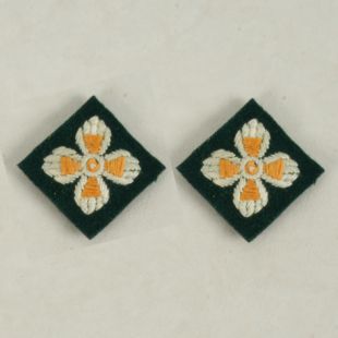Intelligence & Reconnaissance Green British Army Officer Cloth Rank Pips 