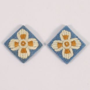 Airborne Pale Blue Cloth British Army Officer Cloth Rank Pips 