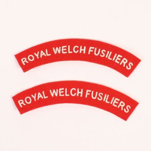 RWF Royal Welch Fusiliers Shoulder Titles