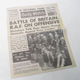Daily Sketch Newspaper "Battle of Britain"