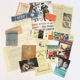 British Childrens War Paperwork Pack