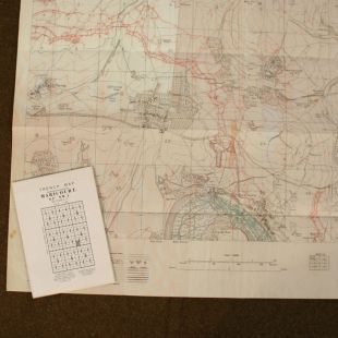 WW1 Trench Map Maricourt (Somme battle)