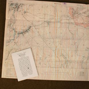 WW1 Trench Map Meaulte (Somme battle, Mametz)