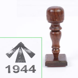 British 1944 Rubber Ink Stamp