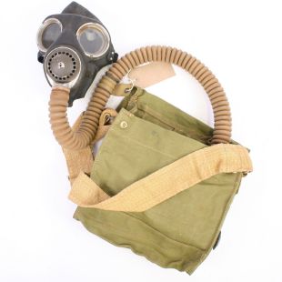 British MKVa GSR Long Tube Gas Mask dated 10/41 