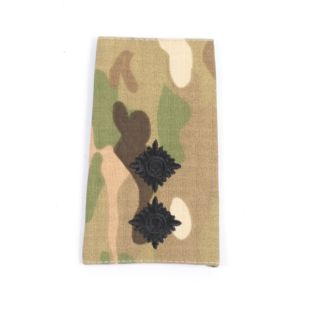 British Multicam Rank Slide 1st Lieutenant Black