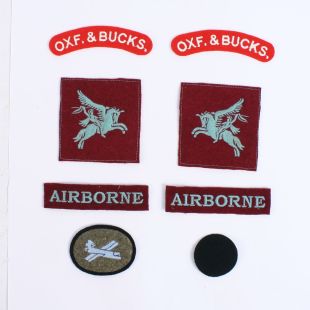2nd Oxs & Bucks Regiment 6th Airborne Glider Badge Set